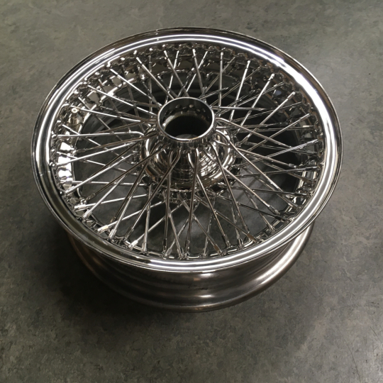 New wire wheel - stainless steel 4/4 72s new