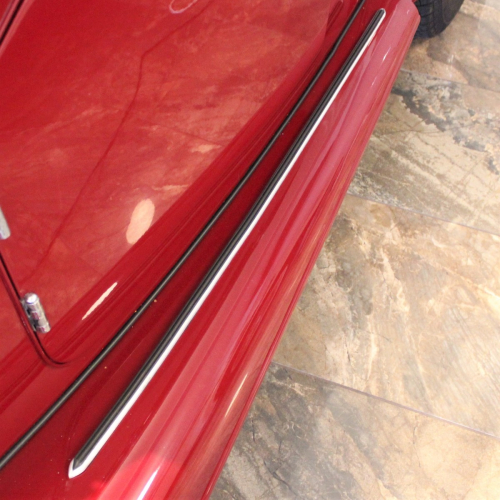 Running board strip (aluminium with rubber). This part will incur an excess...