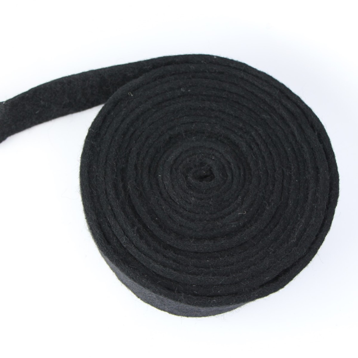 Black felt (sidescreen channel) 1"x 1/8" (4str car set) (5.8m)