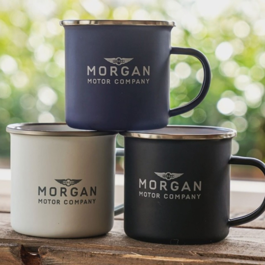 Morgan enamel mug - navy