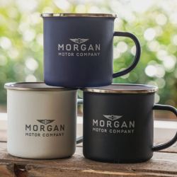 Morgan enamel mug - black