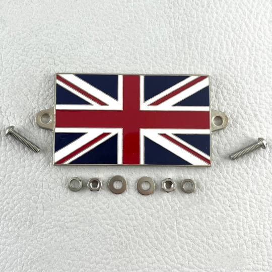 Union jack enamel badge (used)