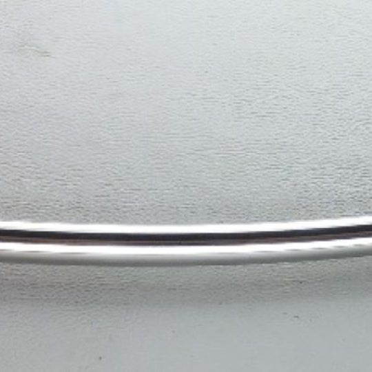 Tubular badge bar stainless steel for cars fitted with bumpers (used)