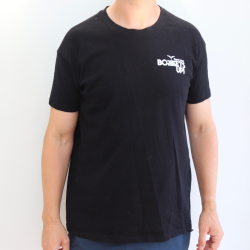 Bonnets Up t-shirt - black, with design on back