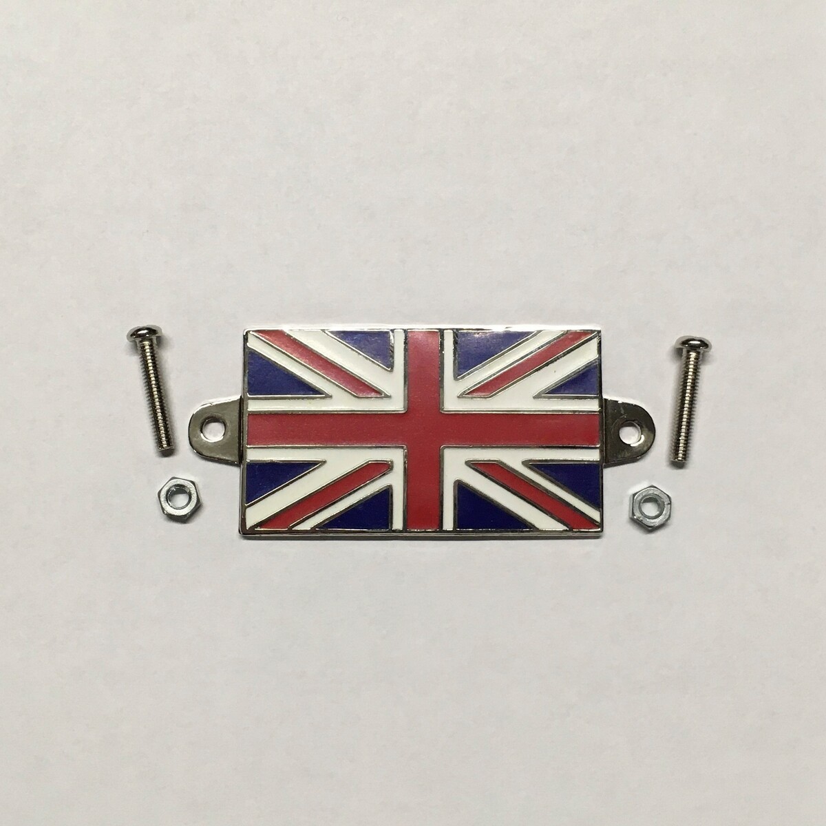 Enamel union jack flag - size 50mm x 30mm