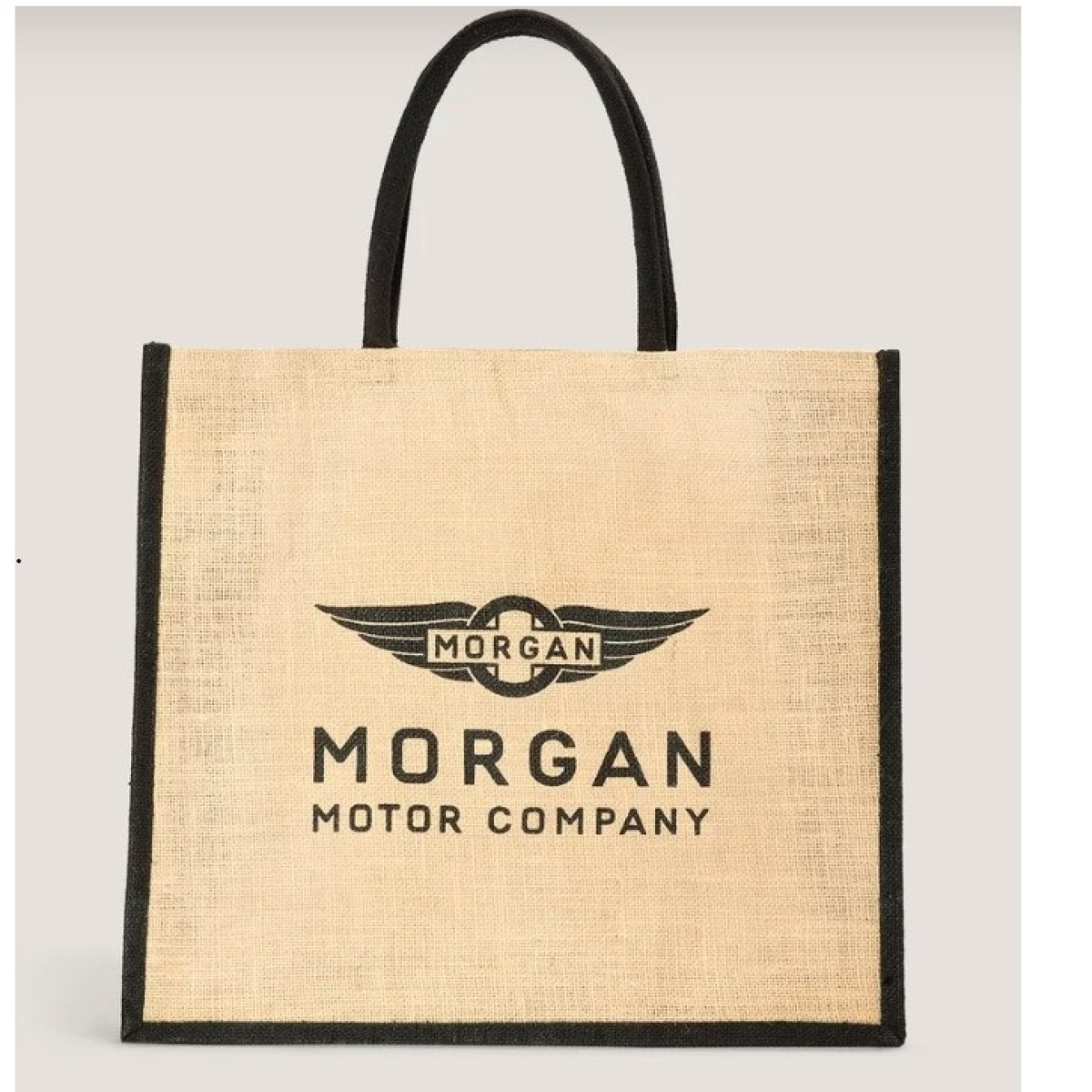 Morgan hessian shopping bag