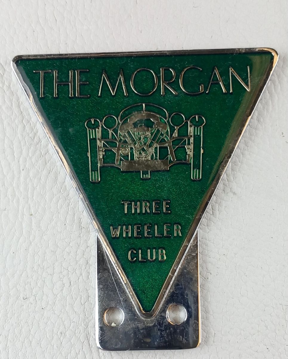The Morgan Three Wheeler Club Badge