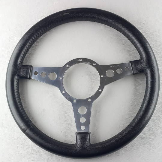 Moto-Lita 14" leather rimmed steering wheel (used)