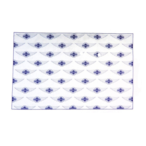 Tea towel - repeat Morgan wings, blue print