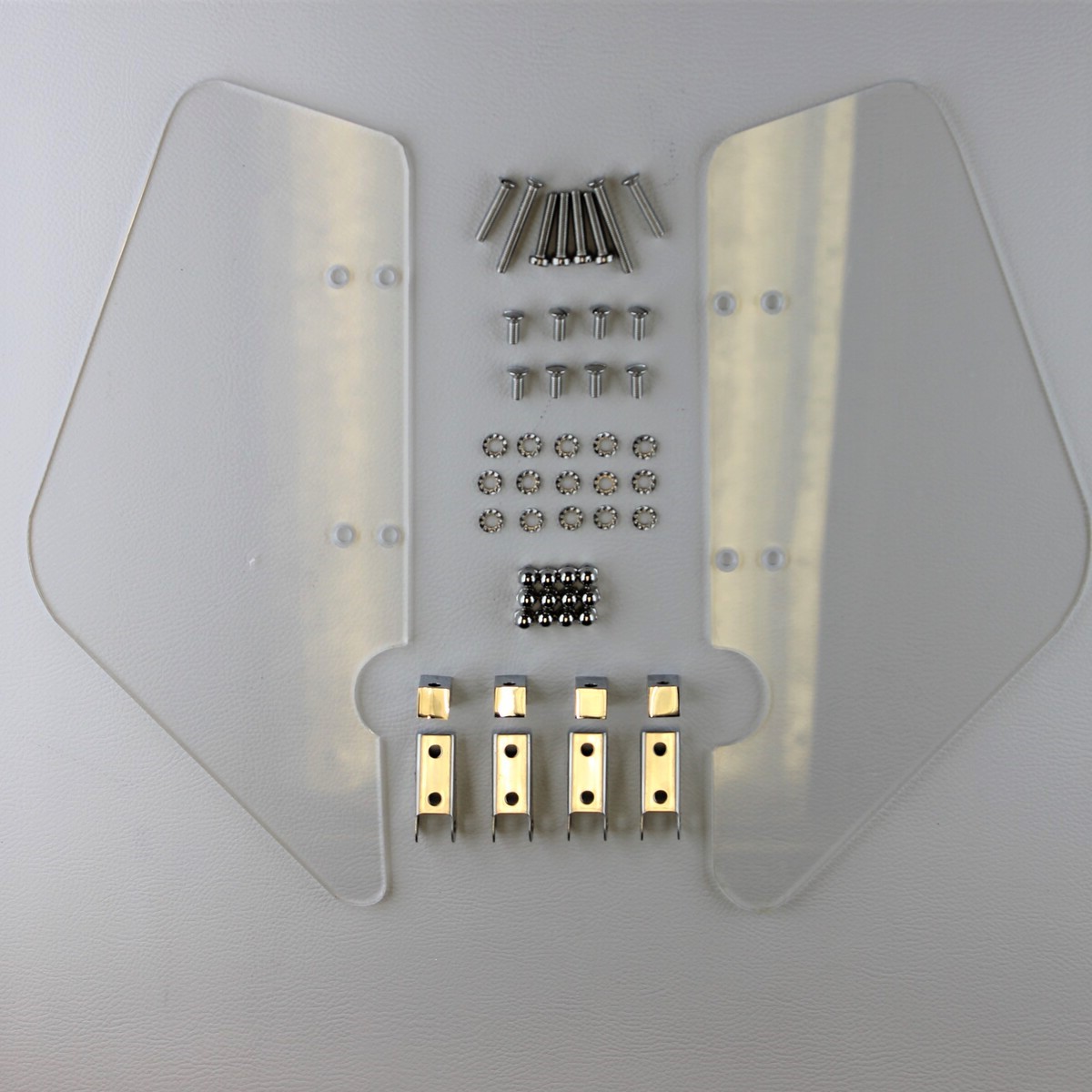 Wind deflectors - for use with our folding windscreen kit WDS051